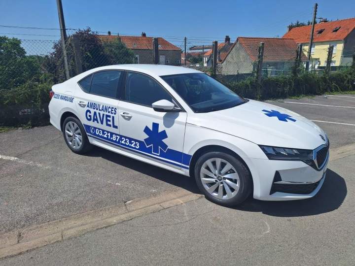 Véhicule d'intervention taxi Boulogne-sur-Mer